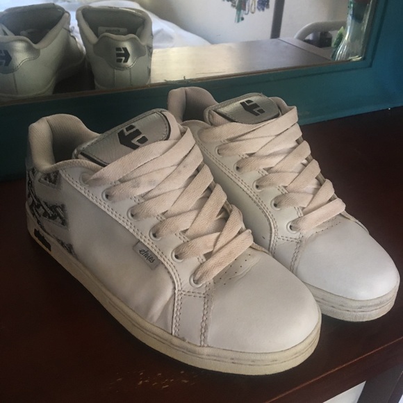 white etnies